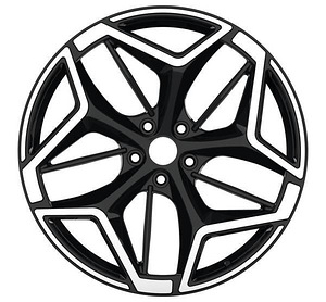 R19x7.5  5X108  ET  50  63.4  IN3635F  Black Polished (MB)  For FORD (1 foto / 1)