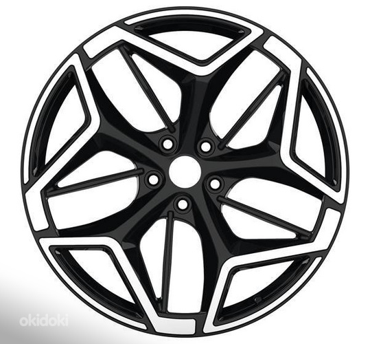 R19x7.5  5X108  ET  50  63.4  IN3635F  Black Polished (MB)  For FORD