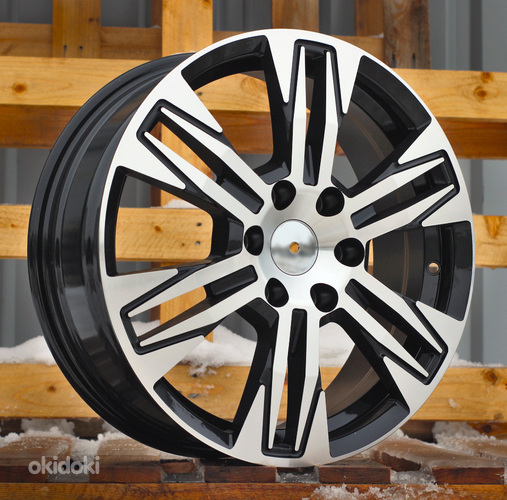 R17x6.5  6X120  ET  50  74.5  IN3606F  Black Polished (MB)  For FORD  (K8)  (HYBRID FORGED (max 1200kg))