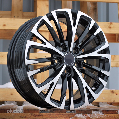 R18x7  5X114.3  ET  50  60.1  IN3515F  Black Polished (MB)  For TOYOT  (Z7)  (HYBRID FORGED Yaris Cross)