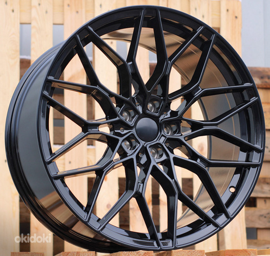 R20x9.5  5X120  ET  38  72.6  IN292  (IN0292)  Black (BL)  For BMW  (K7)  (Rear+Front)