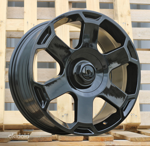 R19x8.5  5X112  ET  40  66.5  IN01025F  Black (BL)  For RACIN  (A)  (HYBRID FORGED Rotiform Style)