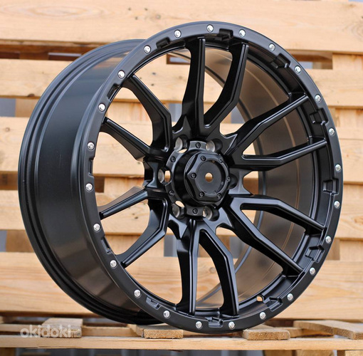 R20x9  6X139.7  ET  12  110.1  I6098  Black Half Matt (BLHM)  For 4X4  (P2)