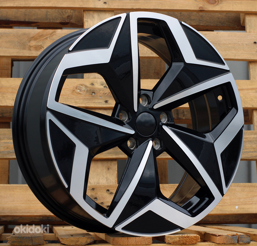 R19x7.5  5X112  ET  50  57.1  I5649  Black Polished (MB)  For VW  (Z5)  (For ID3)