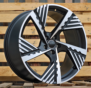 R19x8  5X112  ET  34  66.5  I5639  Black Polished Half Matt (MBHM)  For AUD  (P2)  ((AKC 110 Eur)) (1 foto / 1)