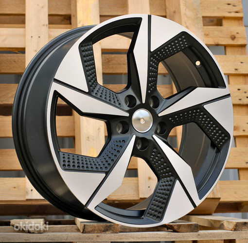 R18x7.5  5X114.3  ET  50  67.1  I5637  Black Polished Half Matt (MBHM)  For RACIN  (K8)