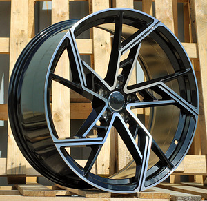 R18x8  5X112  ET  35  66.5  I5611  (H3207F)  Black Polished (MB)  For AUD  (K7)  (HYBRID FORGED) (1 foto / 1)