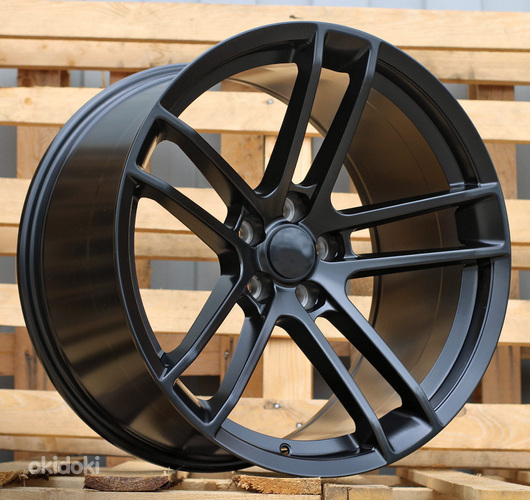 R20x9.5  5X115  ET  18  71.5  I5599  Black Half Matt (BLHM)  For DODGE  (K8)  (Front+Rear)