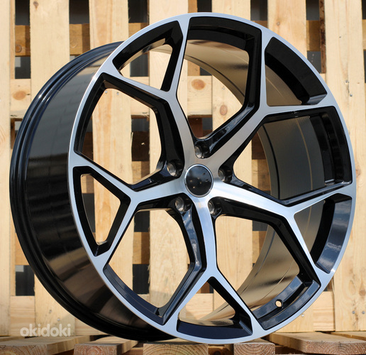 R19x8.5  5X112  ET  35  66.5  I5598  (FBX112)  Black Polished (MB)  For AUD  (K7)  (HYBRID FORGED)