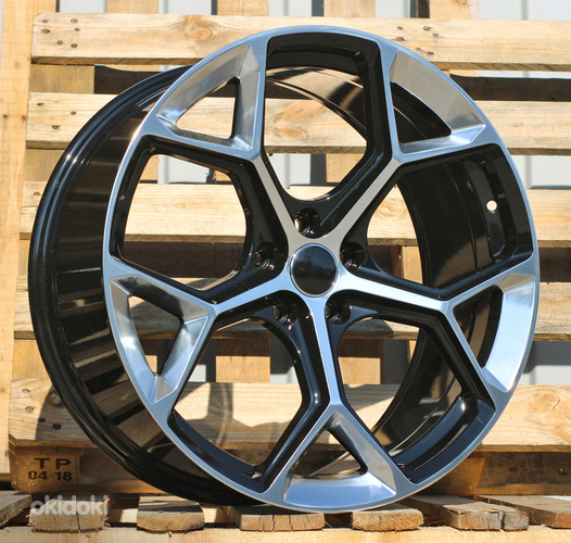R20x9  5X112  ET  34  66.5  I5598  Silver+Black (SIBL)  For AUD  (Z5+Z5)  (Mirror Spokes Black Polished)