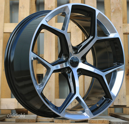 R18x8  5X112  ET  40  66.5  I5598  Silver Black Half Matt (SIBLHM)  For AUD