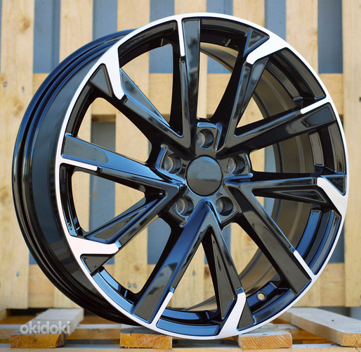R18x7.5  5X114.3  ET  40  60.1  I5547  Black Polished (MB)  For TOYOT  (K7)