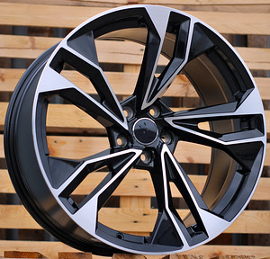 R20x9  5X112  ET  30  66.5  I5493  Black Polished (MB)  For AUD  (P1)  (Black Machined Face) (1 foto / 1)