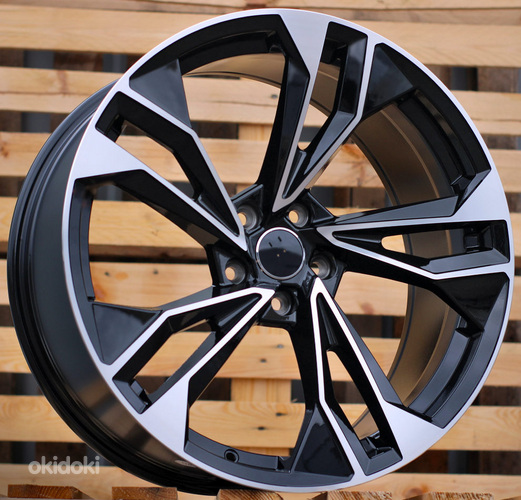 R20x9  5X112  ET  30  66.5  I5493  Black Polished (MB)  For AUD  (P1)  (Black Machined Face)