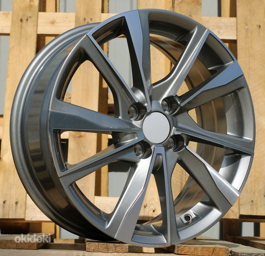 R16x6.5  4X100  ET  45  60.1  I5307  Grey Polished (MG)  For RACIN  (P2)