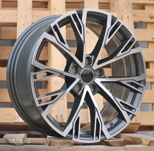 R18x8  5X112  ET  40  66.5  I5170  (H960F)  Grey Polished (MG)  For AUD  (Z3)  (HYBRID FORGED)