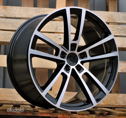 R22x10  5X130  ET  48  71.6  I3081F  Black Polished (MB)  For PORCH  (Z5)  (HYBRID FORGED Rear+Front)