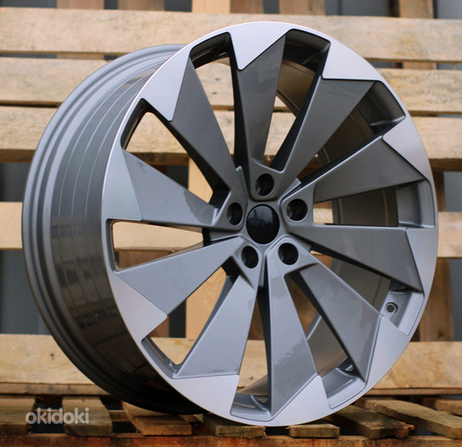 R21x8.5  5X112  ET  40  57.1  I1141  Grey Polished (MG)  For SKODA  (K7)  (Enyaq (Front+Rear))