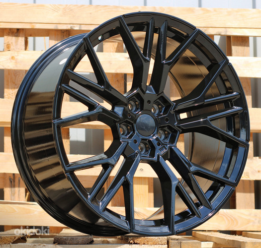 R20x9.5  5X112  ET  38  66.6  I0405  Black (BL)  For BMW  (K8)  (Rear+Front)
