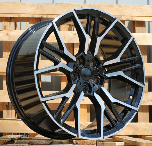 R19x9  5X120  ET  38  72.6  I0405  Black Polished (MB)  For BMW  (K3)  (Rear+Front)