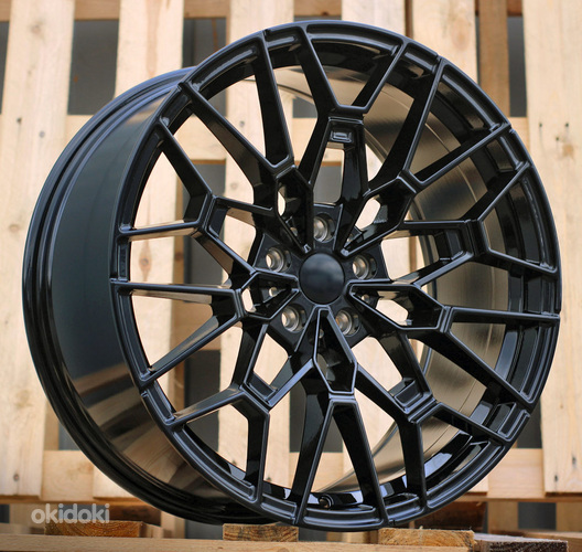 R20x9.5  5X112  ET  37  66.6  I0384  (FBX251)  Black (BL)  For BMW  (K7)  (HYBRID FORGED Rear+Front)
