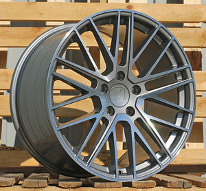 R21x11.5  5X130  ET  67  71.6  I0375  Grey Polished (MG)  For PORCH  (Z5)  (Rear+Front) (1 foto / 1)