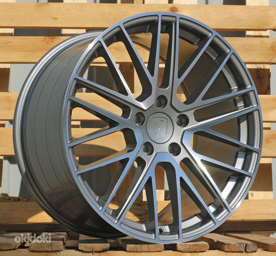 R21x11.5  5X130  ET  67  71.6  I0375  Grey Polished (MG)  For PORCH  (Z5)  (Rear+Front)