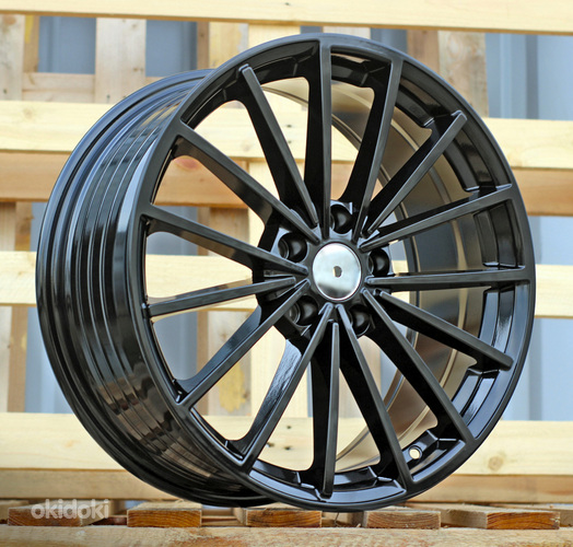R18x8  5X112  ET  45  57.1  I0383  (FBX174)  Black (BL)  For VW  (A)  (HYBRID FORGED)