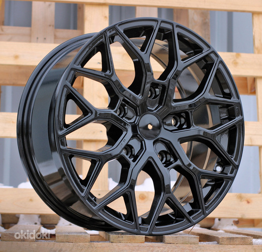 R18x8  5X160  ET  50  65.1  I0319  (IN-LD1)  Black (BL)  For RACIN  (Z5+K8+M)  (HYBRID FORGED Vossen Style (max 1100kg))