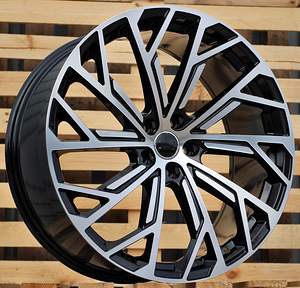 R20x9  5X112  ET  35  66.5  I0337  Black Polished (MB)  For AUD  (P1)  ((ET37) Audi A8) (1 foto / 1)