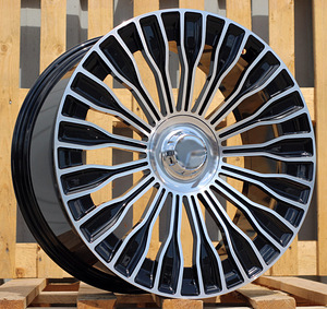R19x8.5  5X112  ET  36  66.6  I0313  (XF116)  Black Polished (MB)  For MER  (K4)  (HYBRID FORGED (Front+Rear)) (1 foto / 1)
