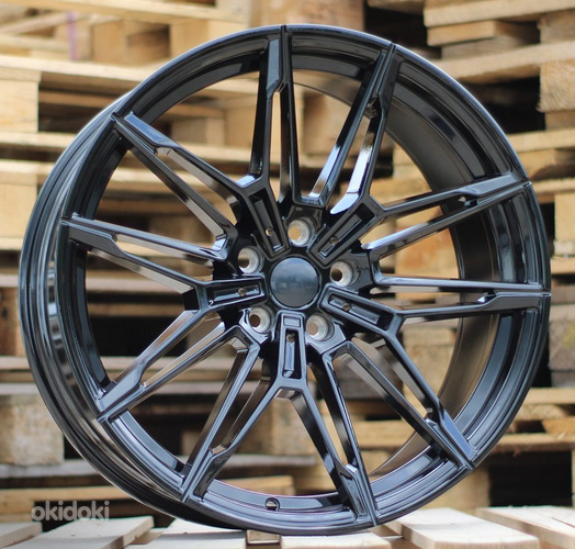 R20x9.5  5X112  ET  40  66.6  I0294  (FBX250)  Black (BL)  For BMW  (Z5)  (HYBRID FORGED Rear+Front)