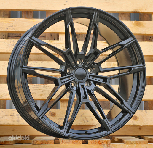 R22x9.5  5X112  ET  30  66.6  I0294  Black (BL)  For BMW  (A)  (Rear+Front)