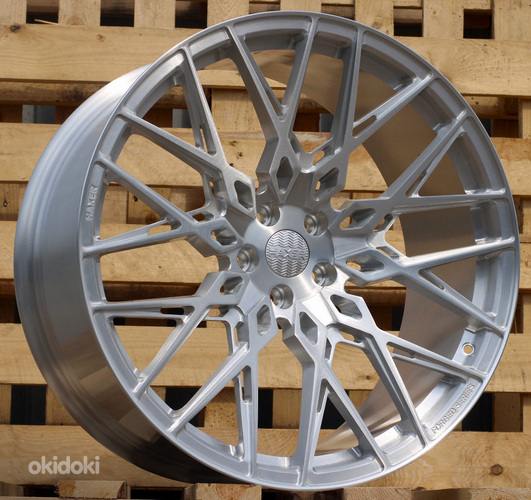 R21x9.5  5X112  ET  25  66.6  HXF03  Brush Silver (BS)  For HAXER  (K3)  (FORGED  (NEW Model))