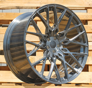 R23x12  5X112  ET  35  66.6  HXF03  Dark Brush Silver (DBS)  For HAXER  (K3)  (FORGED  (NEW Model) Rear+Front) (1 foto / 1)