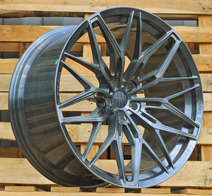 R23x12  5X112  ET  35  66.6  HXF02  Dark Brush Silver (DBS)  For HAXER  (K3)  (FORGED  (NEW Model) Rear+Front) (1 foto / 1)