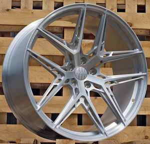 R21x9.5  5X112  ET  25  66.6  HXF01  Brush Silver (BS)  For HAXER  (K3)  (FORGED  (NEW Model)) (1 foto / 1)