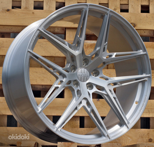 R21x9.5  5X112  ET  25  66.6  HXF01  Brush Silver (BS)  For HAXER  (K3)  (FORGED  (NEW Model))