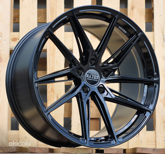 R21x9  5X112  ET  28  66.5  HX08F  (23140)  Black (BL)  For HAXER  (P)  (HYBRID FORGED (Front+Rear))