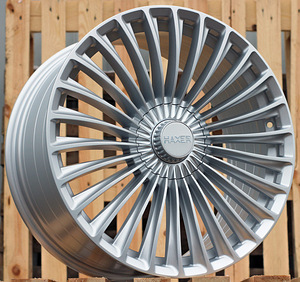 R18x8.5  5X112  ET  43  66.6  HX09F  Silver Shining (SS)  For HAXER  (K4)  (HYBRID FORGED (For car Mercedes Benz)) (1 foto / 1)
