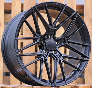 R19x8.5  5X112  ET  25  66.5  HX07F  Black Half Matt (BLHM)  For HAXER  (P2)  (HYBRID FORGED) (1 foto / 1)