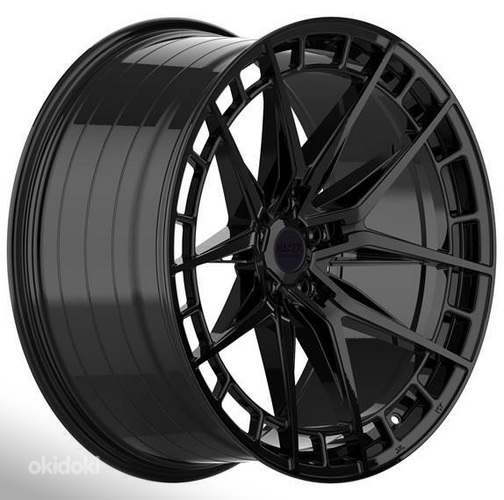 R20x10.5  5X112  ET  40  66.5  HX046F  Black Half Matt (BLHM)  For HAXER