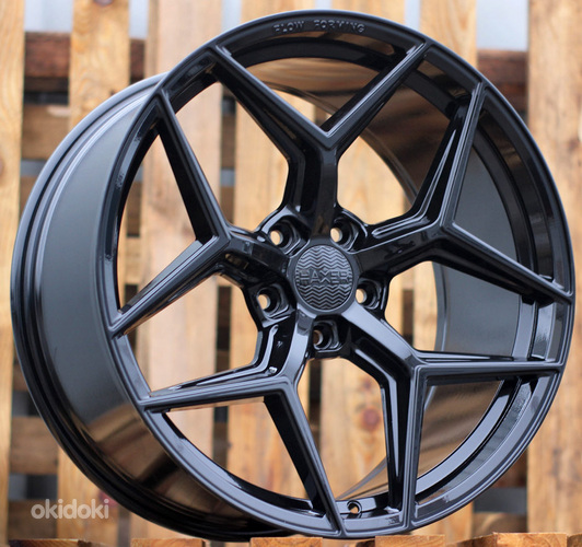 R20x10  5X120  ET  40  72.6  HX04F  Black (BL)  For HAXER  (K4)  (HYBRID FORGED (Max Load 815kg.))
