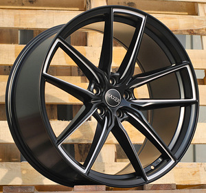 R20x8.5  5X108  ET  42  63.3  HX045  Black Half Matt (BLHM)  For HAXER  (Z2)  (Milling) (1 foto / 1)