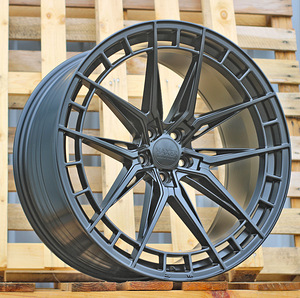 R18x8  5X108  ET  40  67.1  HX046F  Black Half Matt (BLHM)  For HAXER  (A)  (HYBRID FORGED) (1 foto / 1)