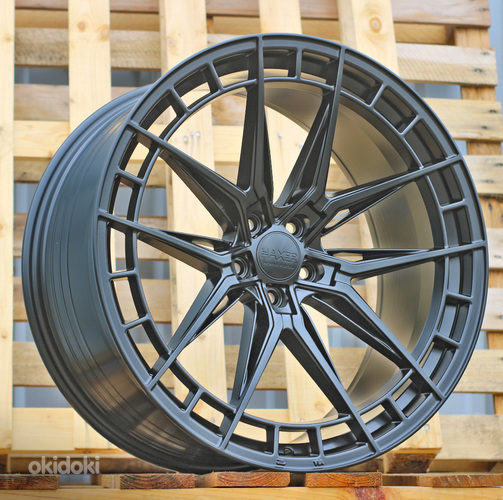 R18x8  5X108  ET  40  67.1  HX046F  Black Half Matt (BLHM)  For HAXER  (A)  (HYBRID FORGED)