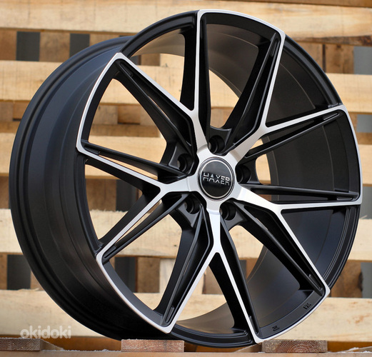 R19x8.5  5X108  ET  40  67.1  HX043  Black Polished Half Matt (MBHM)  For HAXER  (K4)