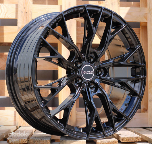 R18x8  5X114.3  ET  40  73.1  HX042  (A5871)  Black (BL)  For HAXER  (P)