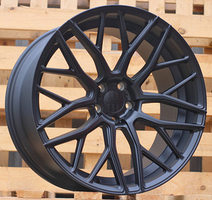 R21x10.5  5X120  ET  38  72.6  HX038  Black Half Matt (BLHM)  For HAXER  (K2)  (Rear+Front) (1 foto / 1)