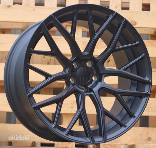 R21x10.5  5X120  ET  38  72.6  HX038  Black Half Matt (BLHM)  For HAXER  (K2)  (Rear+Front)